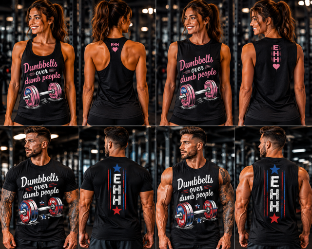 DUMBBELLS OVER DUMB PEOPLE