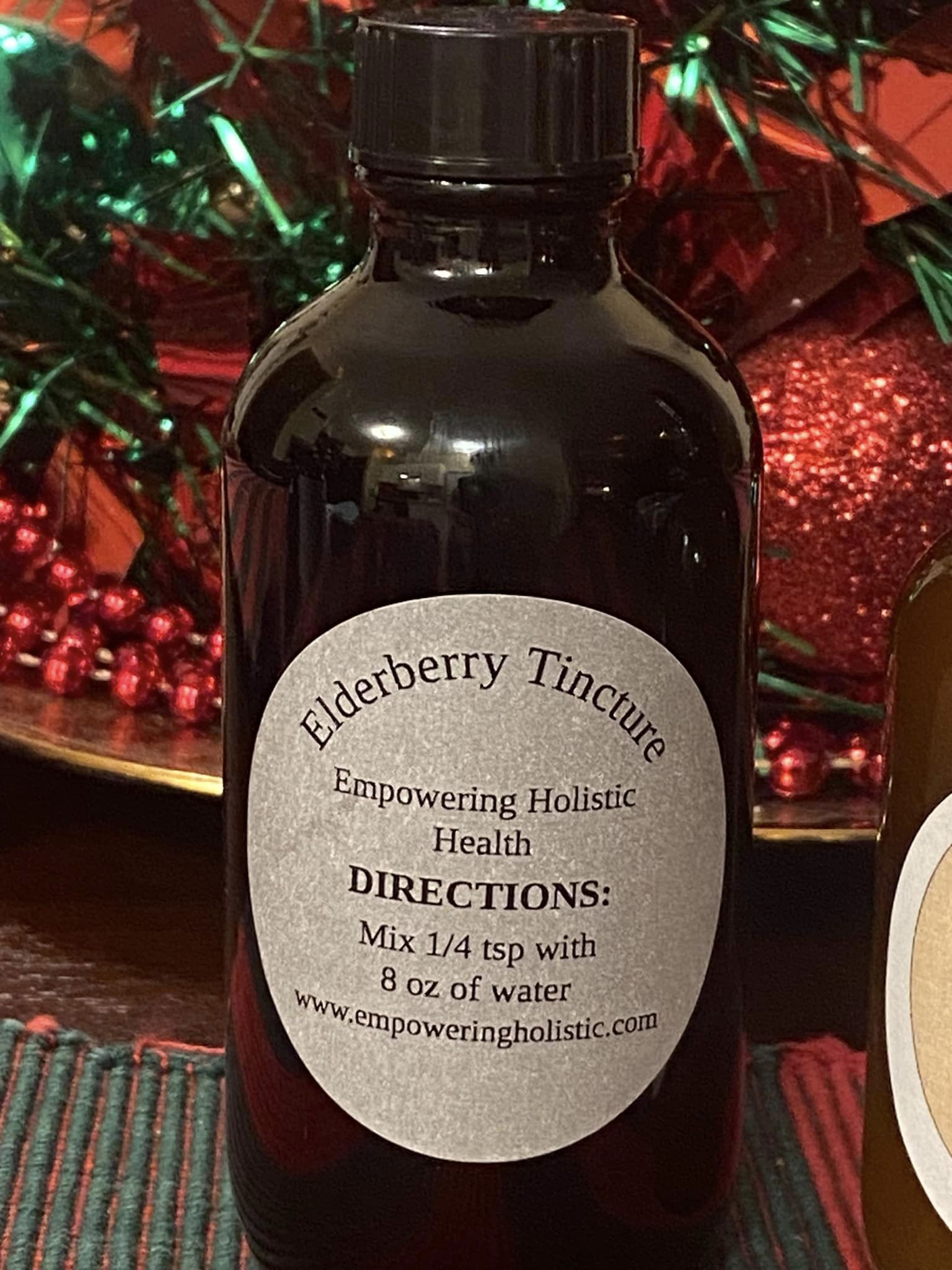 Elderberry Tincture, 4 ounce bottle